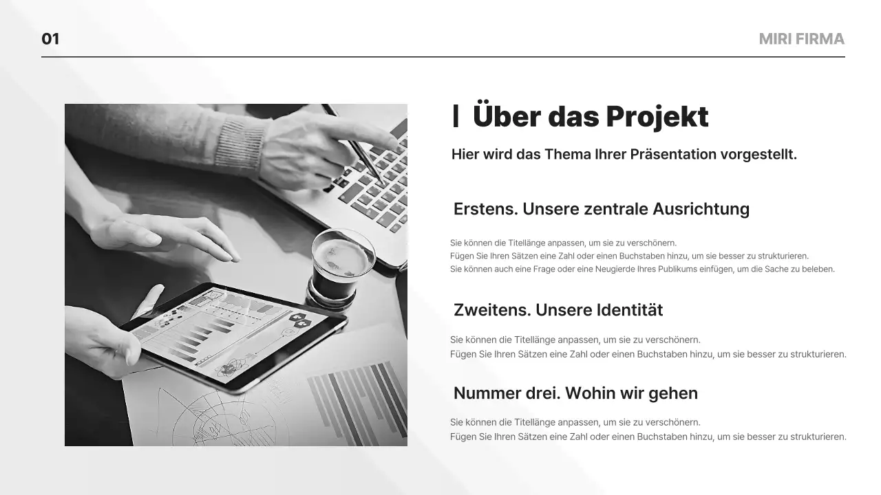 Gray Clean Planung von Lehrmaterialien