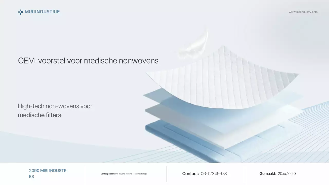 Voorstel voor moderne medische benodigdheden in hemelsblauw