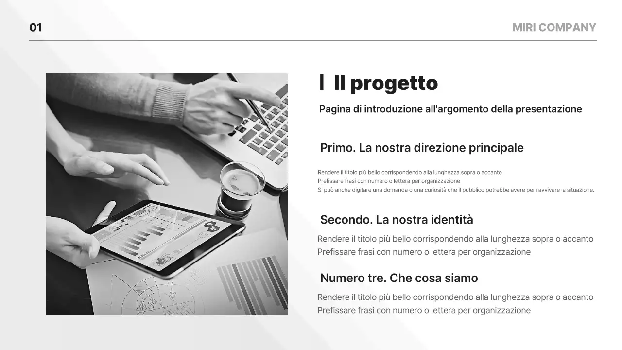 Pianificazione dei materiali didattici puliti grigi