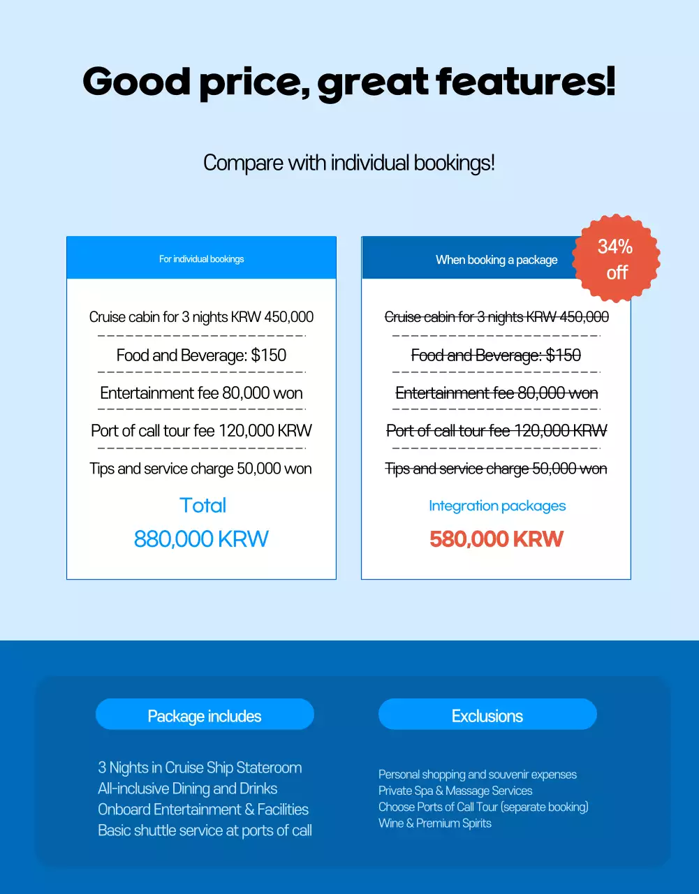 Sky Blue Modern Travel Promotion