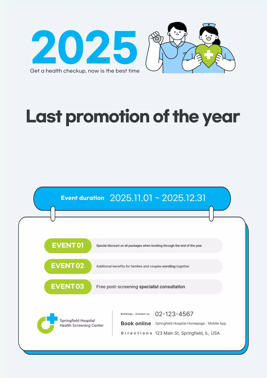 Simple Health Checkup Promotion