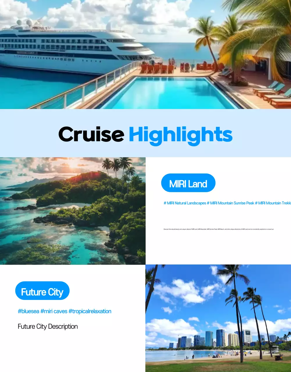 Sky Blue Modern Travel Promotion