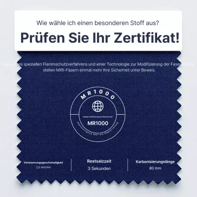 Marineblaue moderne Zertifikatsaktion