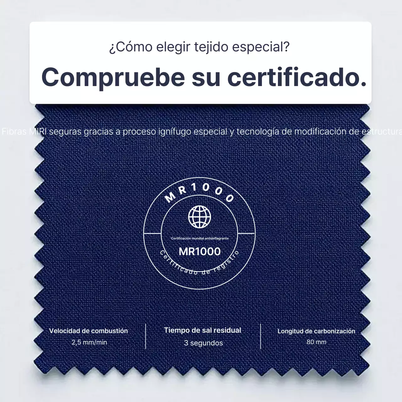 Promoción de certificado moderno azul marino