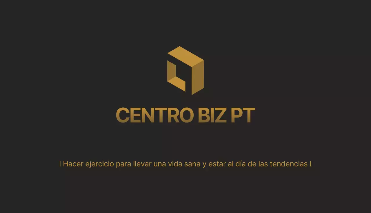 Tarjeta de presentación moderna de fitness negra