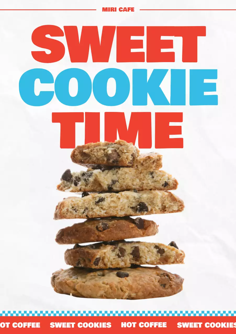 Sky Blue Pop Dessert Advertisement