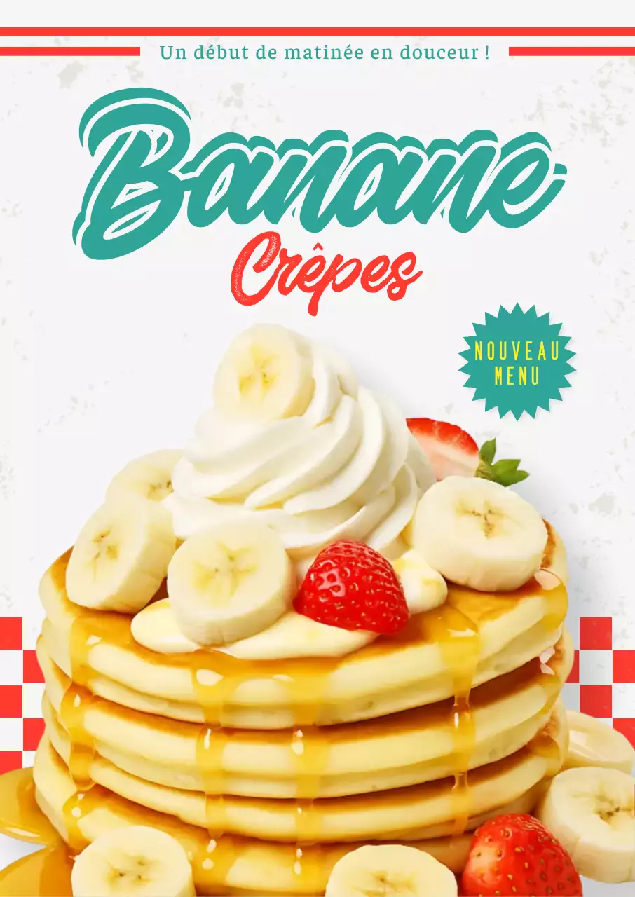 Promotion du menu des desserts Yellow Pop