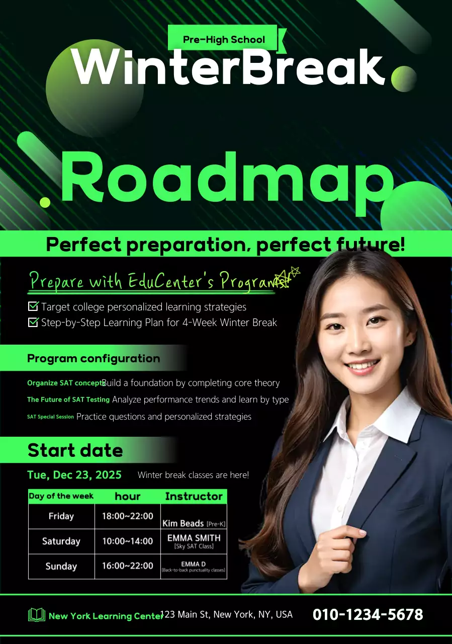 Green Modern Education Student Recruitment Promotion