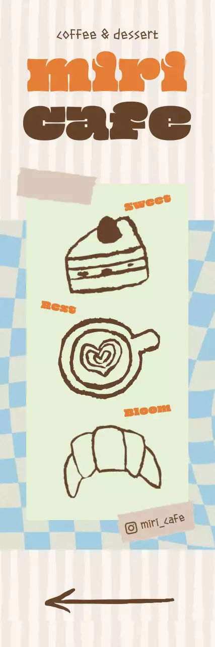 Beige Vintage Dessert Menu Promotion