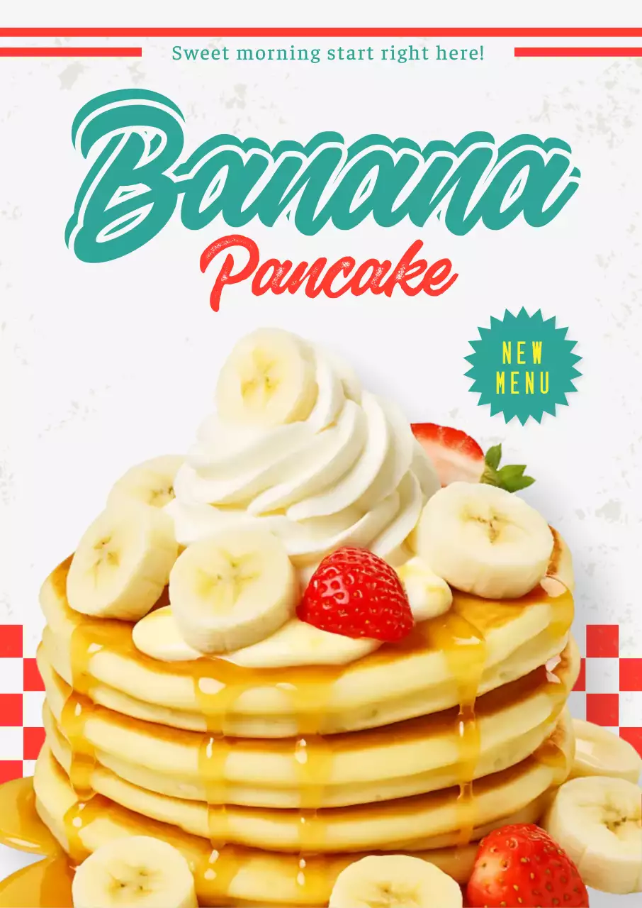 Yellow Pop Dessert Menu Promotion