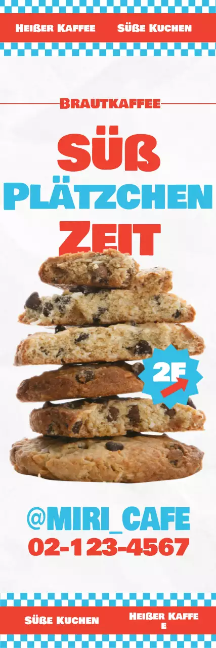 Werbung für Orange Pop Dessert