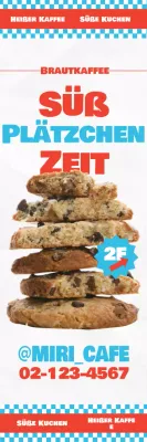 Werbung für Orange Pop Dessert