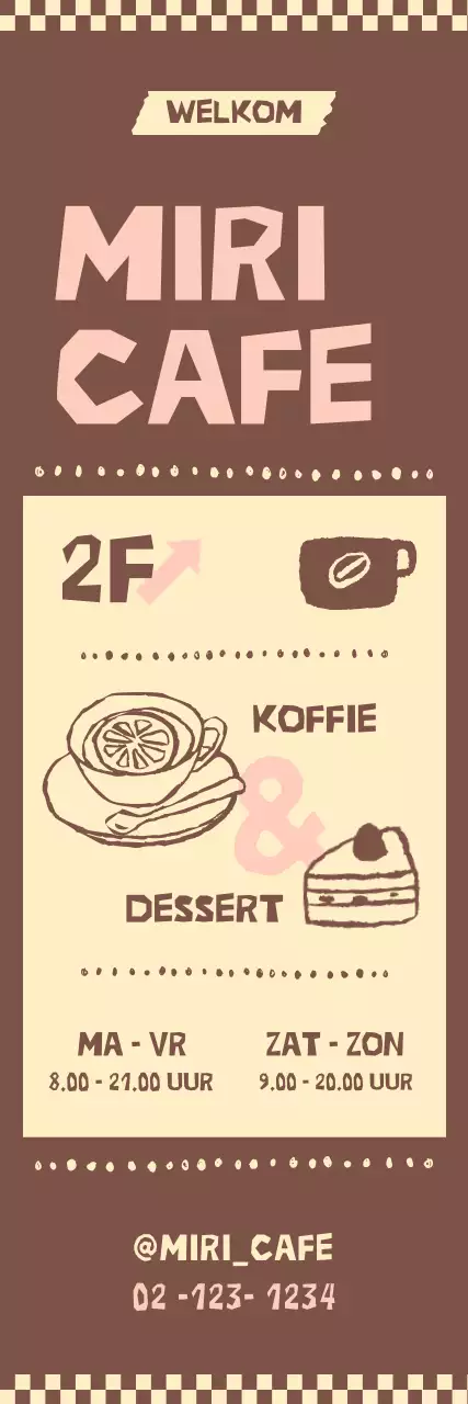 Brown Vintage Café Gids