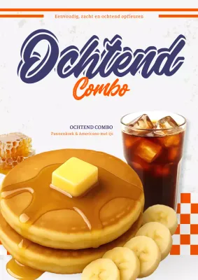 Promotie Orange Pop Ontbijtmenu