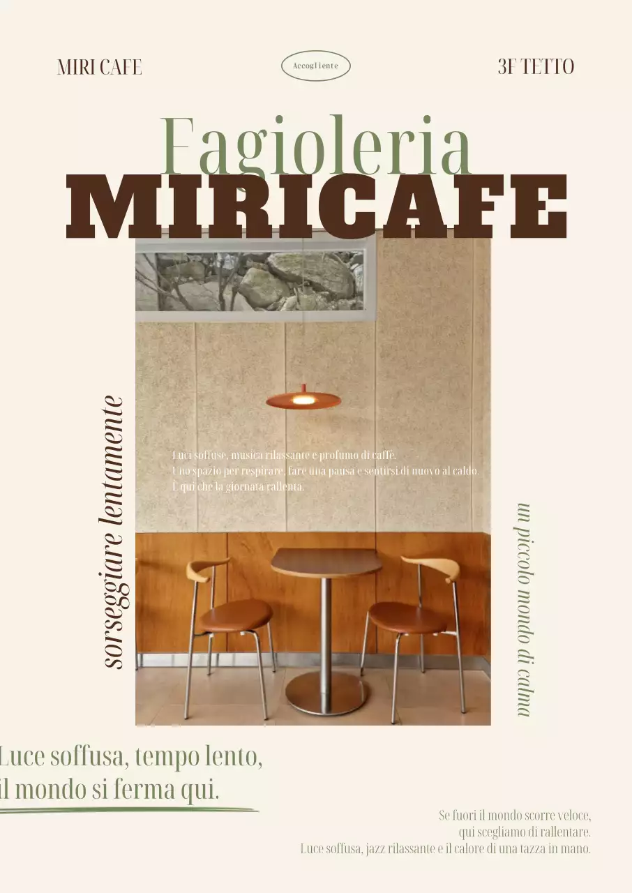 Pubblicità del Beige Simple Cafe