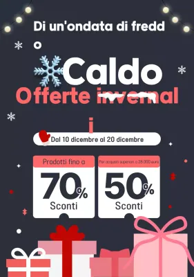 Saldi invernali blu navy