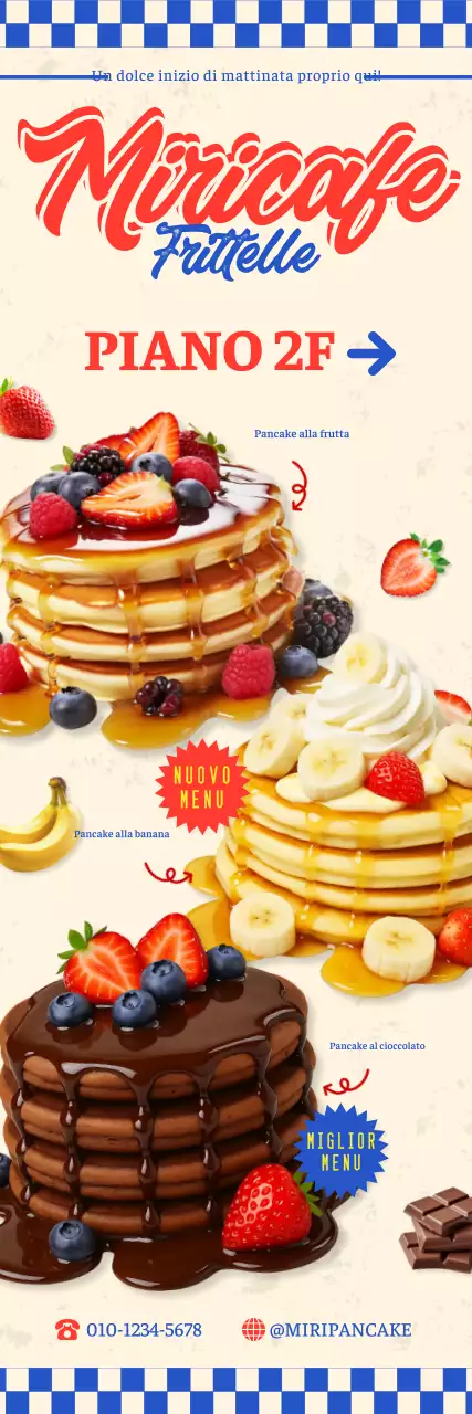 Pubblicità del pancake Beige Pop