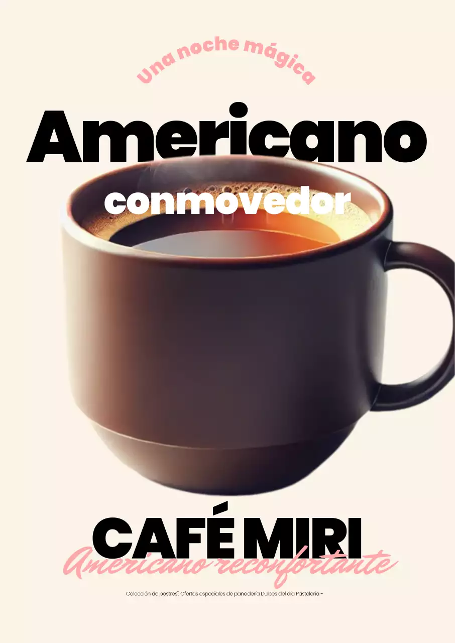 Anuncio de helado moderno azul