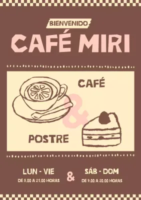 Guía de cafés vintage de Brown