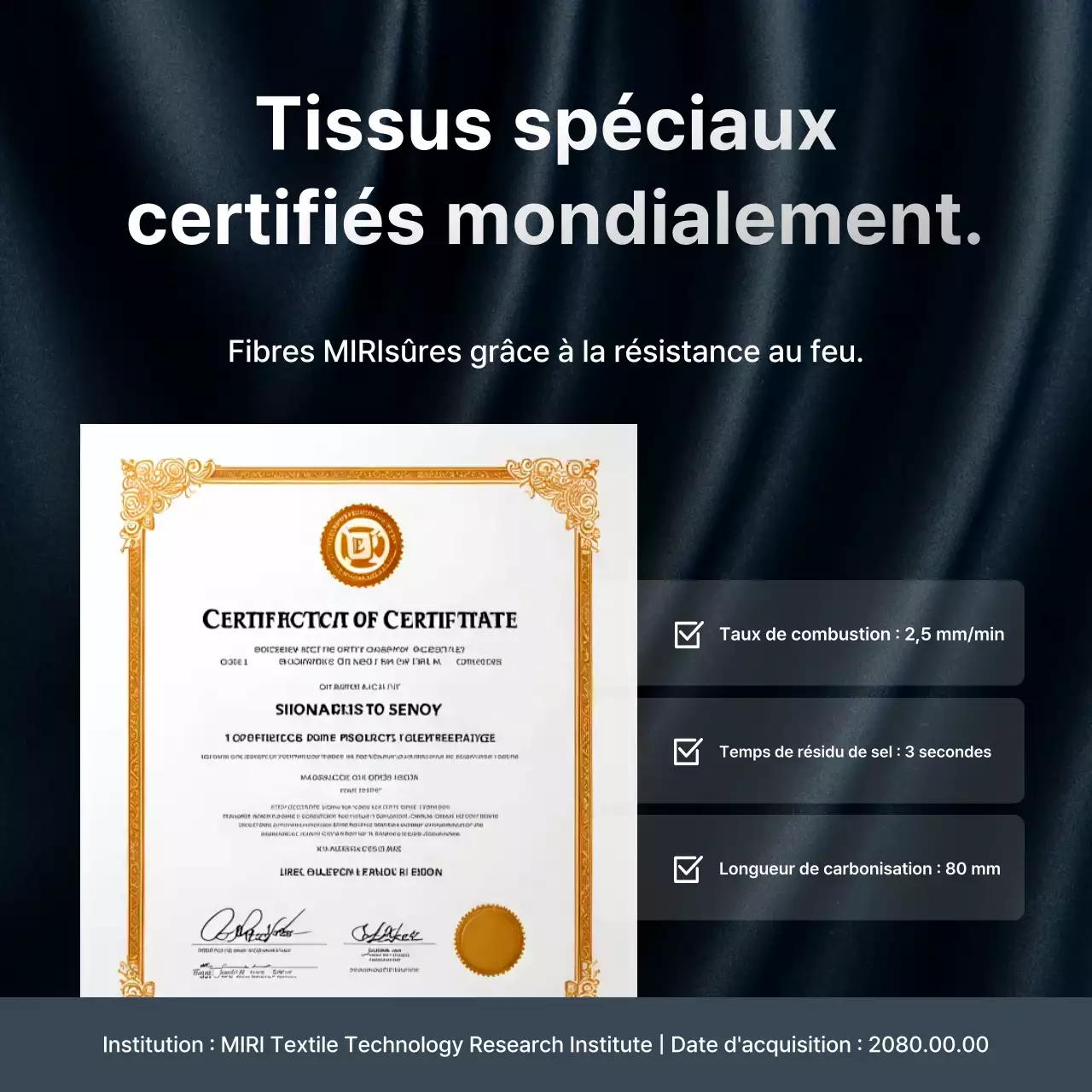 Certificat de technologie avancée noire