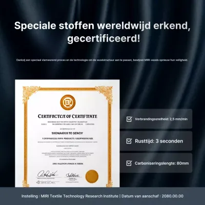Certificaat voor geavanceerde technologie van Black