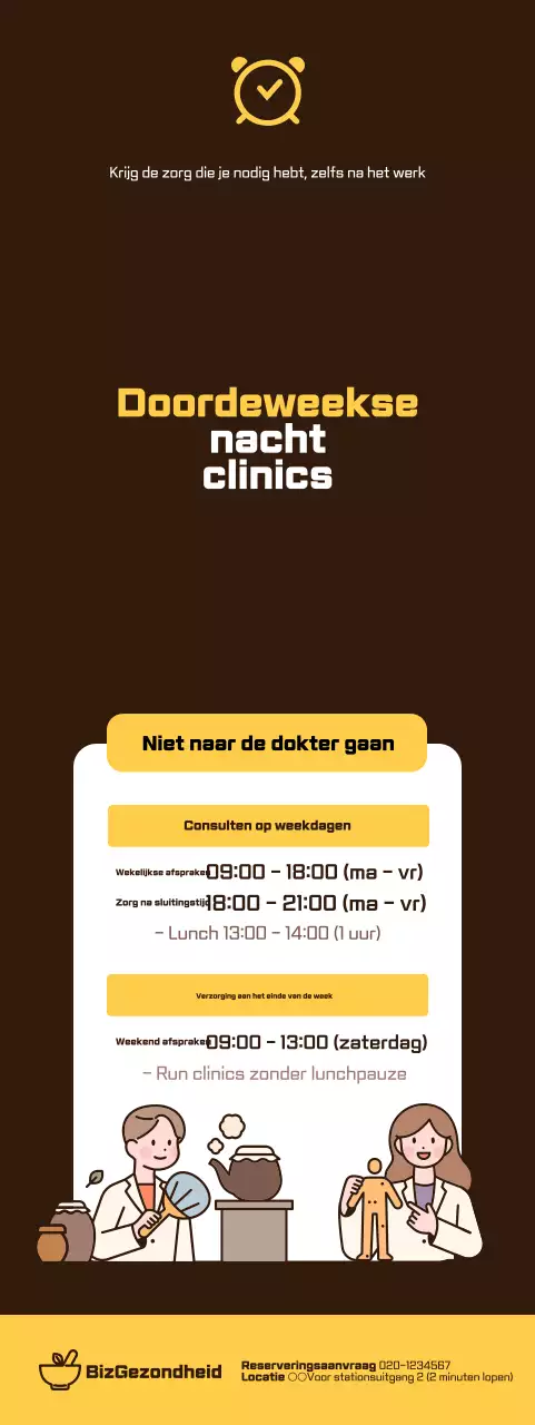 Informatiebericht Brown Clean Clinic