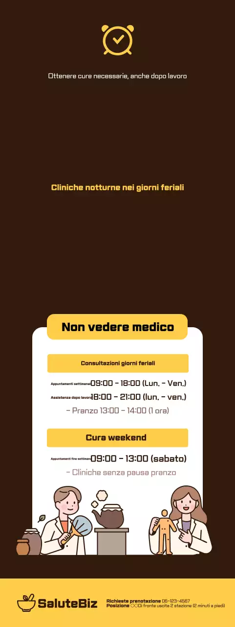 Avviso informativo sulla Brown Clean Clinic