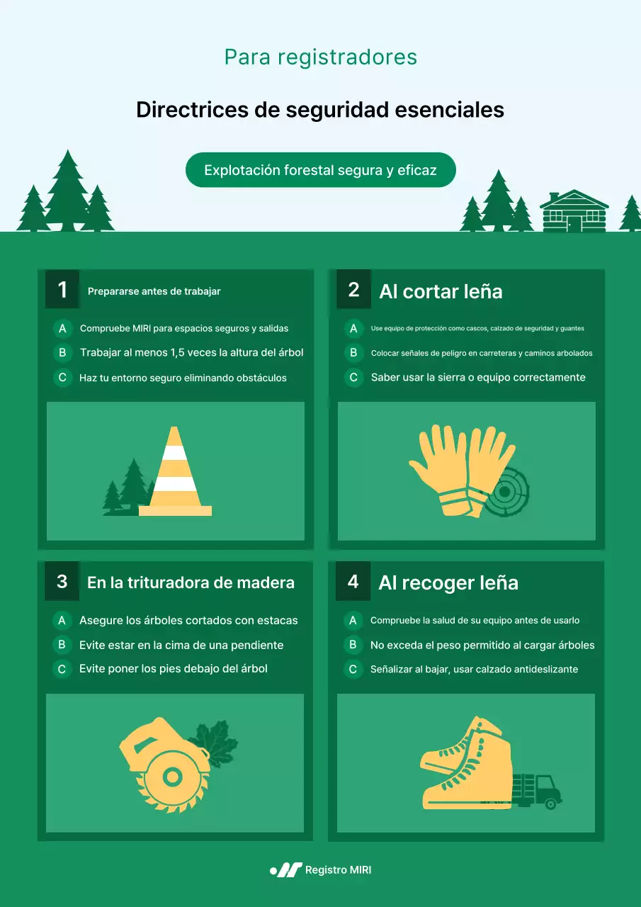 Pautas de seguridad de Green Clean