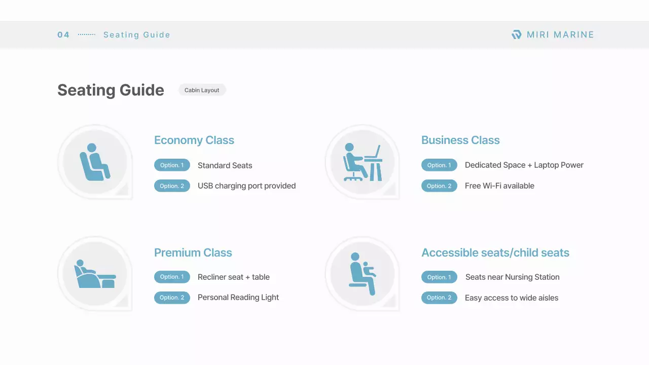 blue modern ferry catalogue