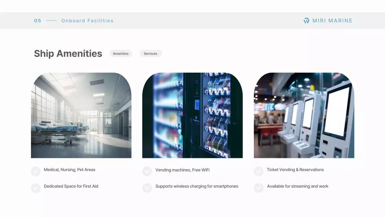 blue modern ferry catalogue