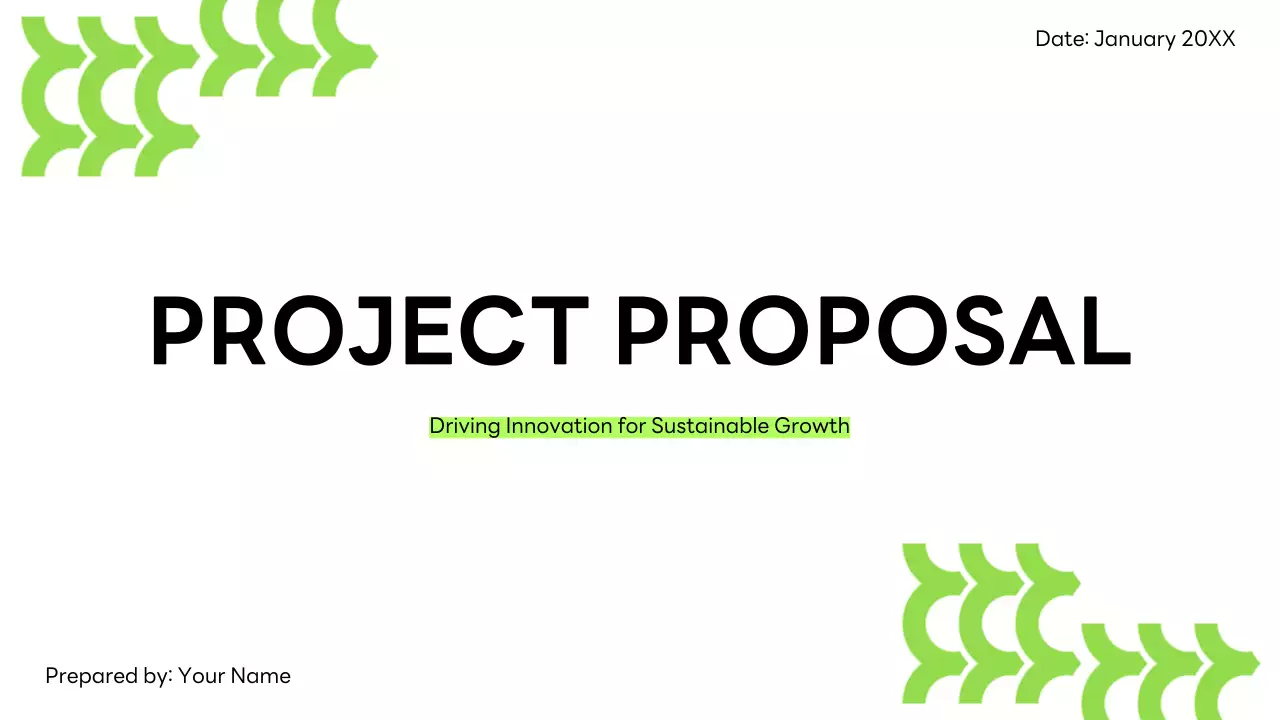 Green Minimalist Project Proposal Document