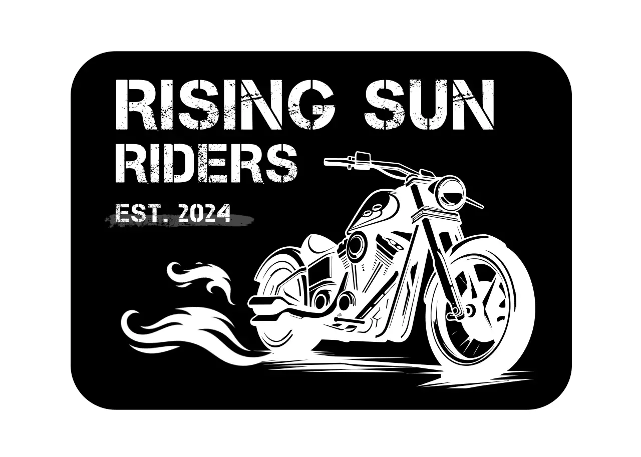 黒 シンプル バイク ロゴ バイク