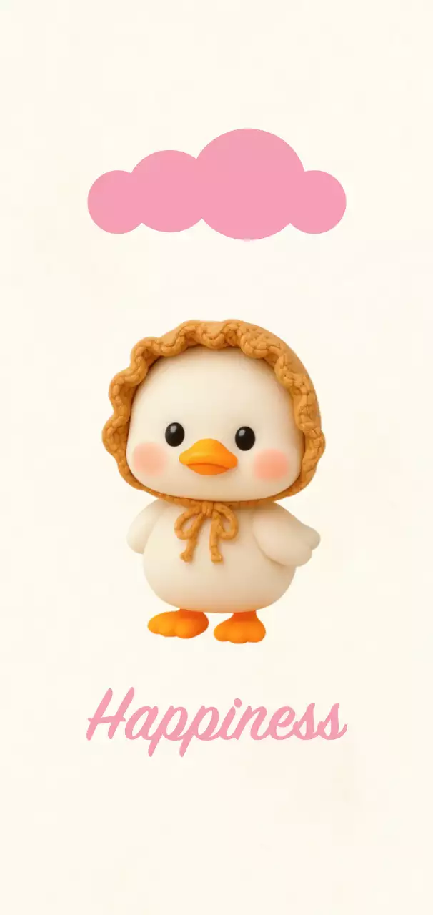 핑크색의 아기자기한 캐릭터 굿즈