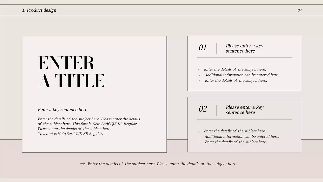 Beige Minimal Design Portfolio Presentation
