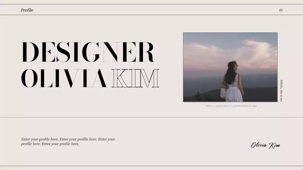 Beige Minimal Design Portfolio Presentation