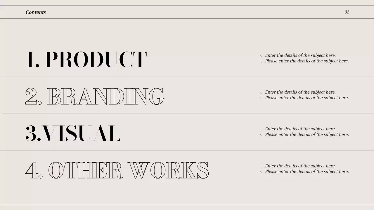 Beige Minimal Design Portfolio Presentation