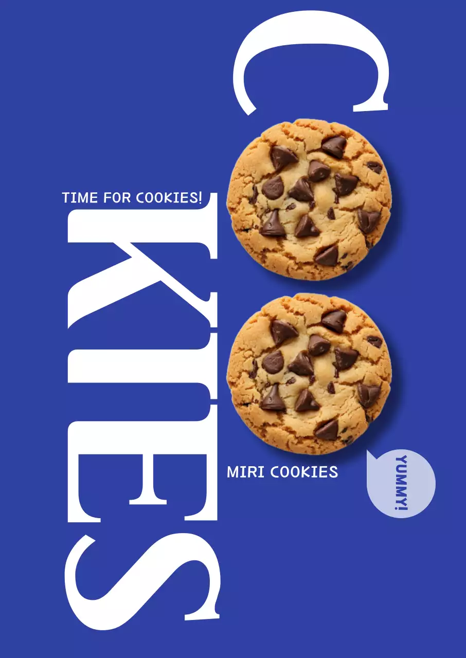 파랑 모던 디저트 광고