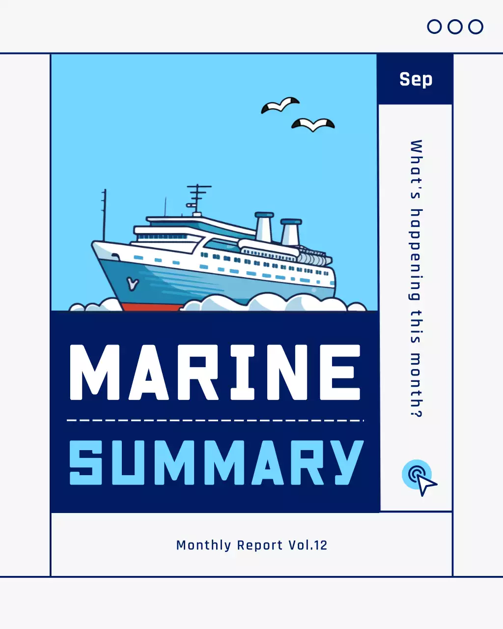 blue modern marine report