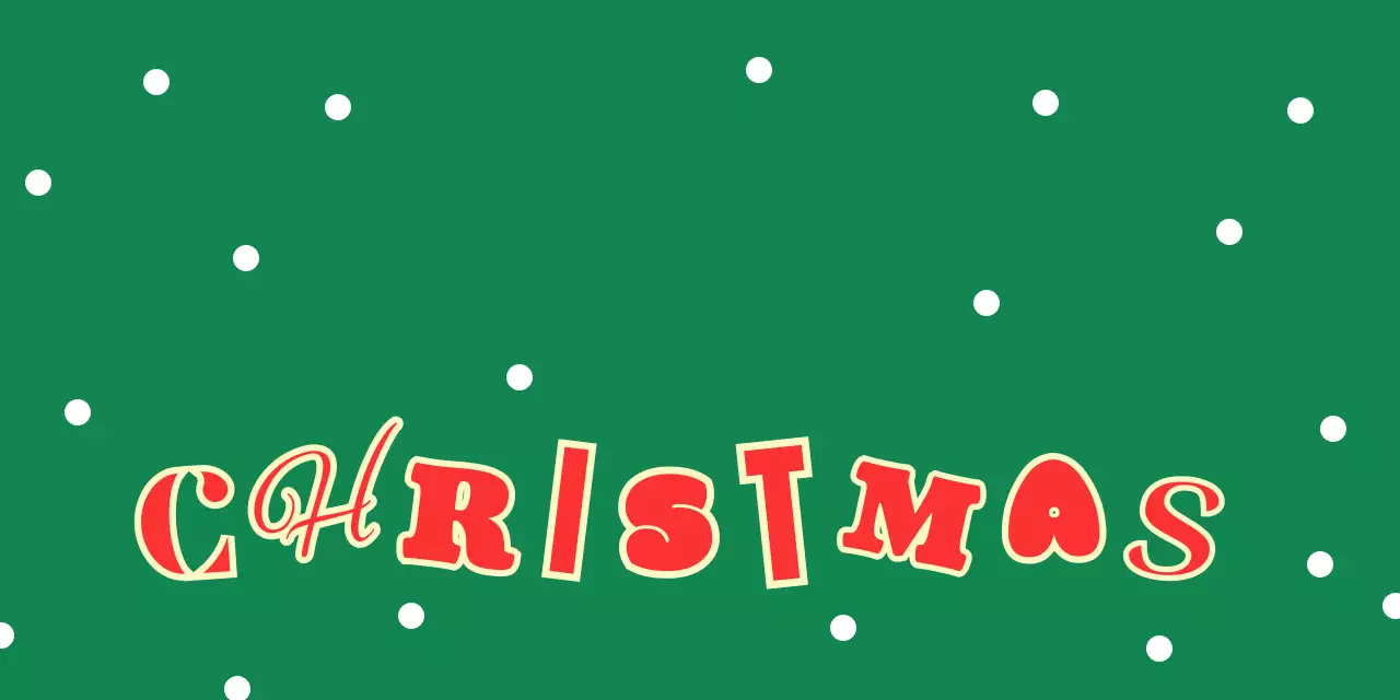 초록 팝 크리스마스 카드