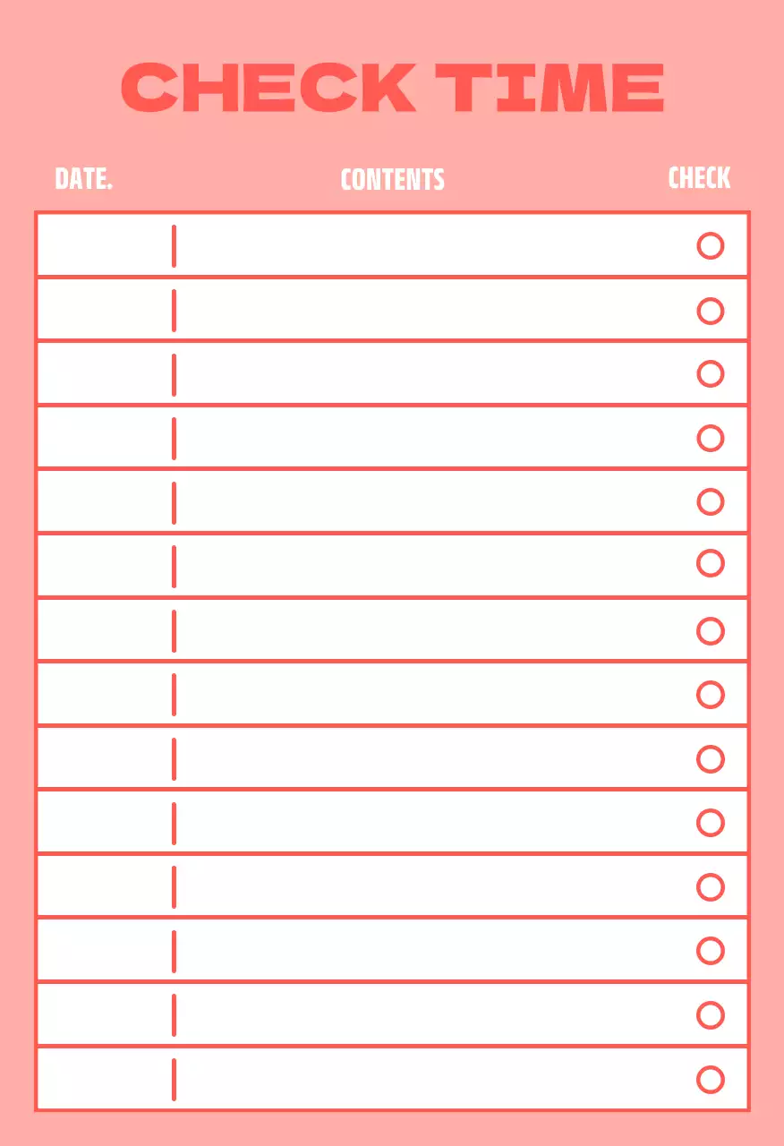 핑크 아기자기한 목표 스티커 엽서