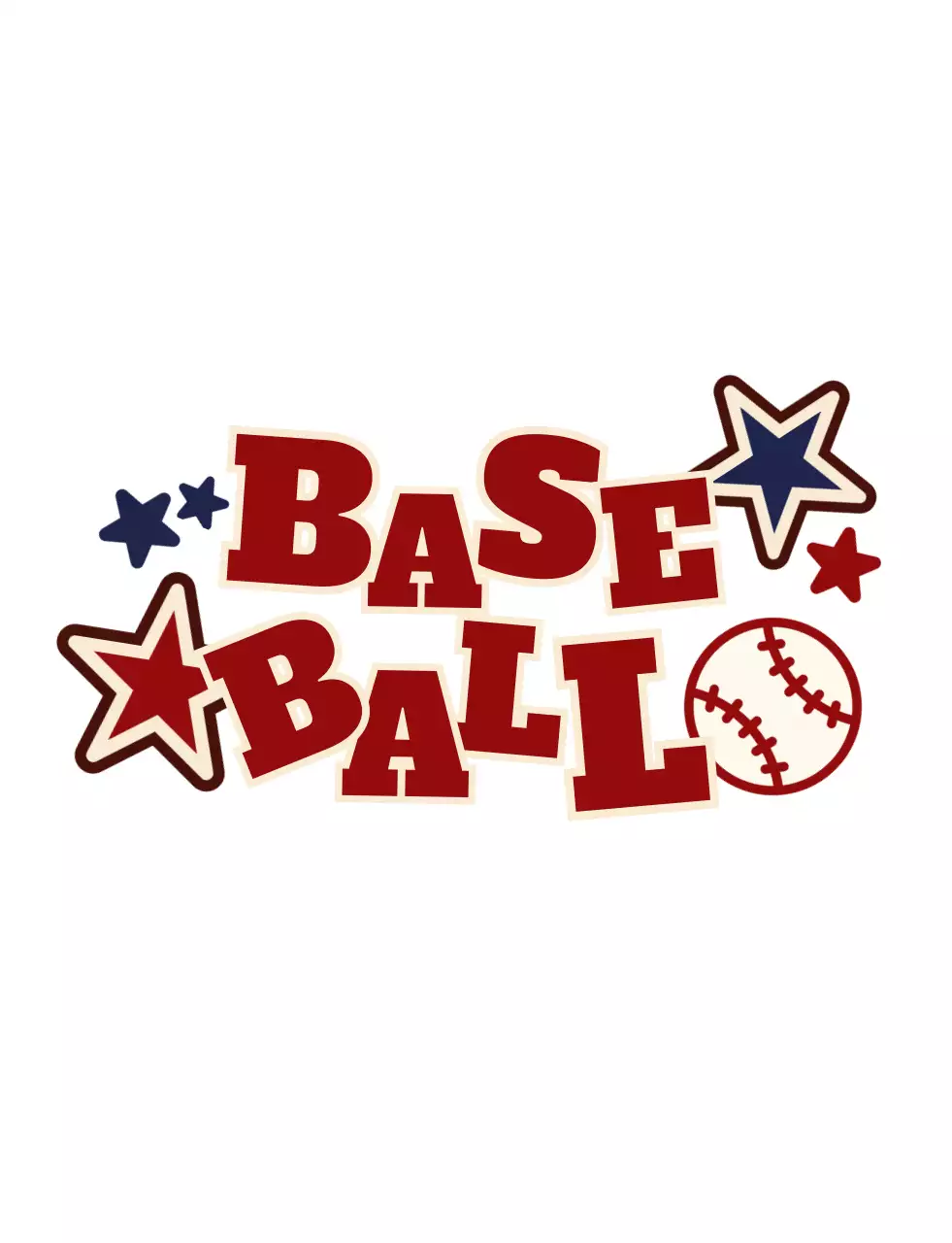 빨강 레트로 스포츠 티셔츠