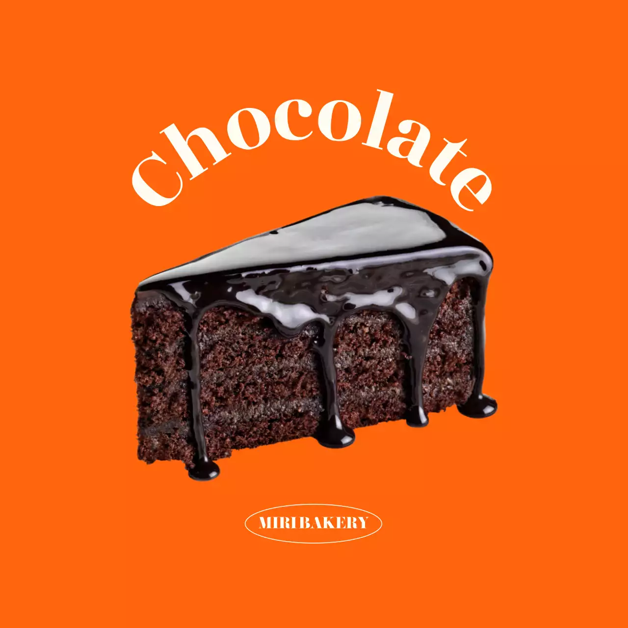 빨강 심플 케이크 광고