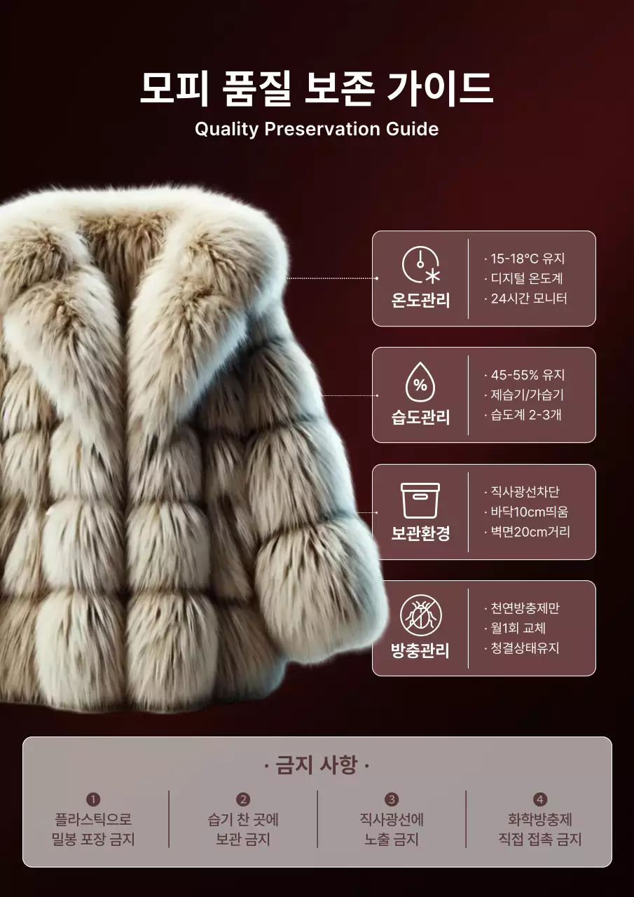 갈색 고급 관리 방법 안내