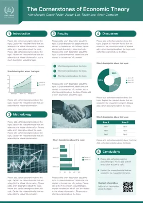 Green Modern Report Poster