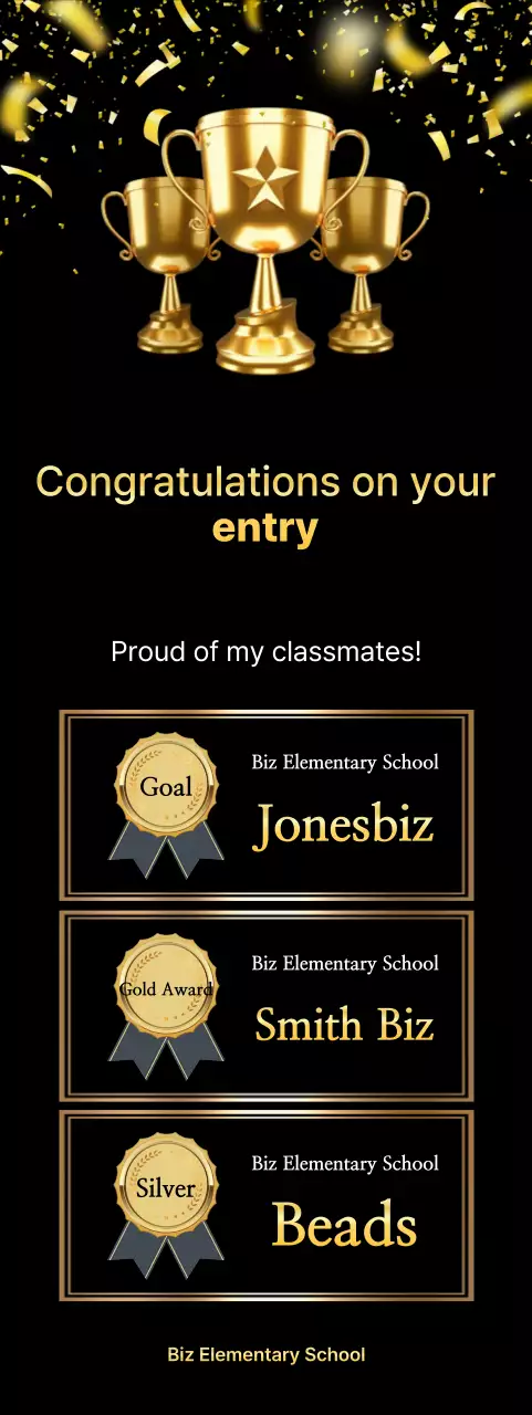 Gold Advanced Award Certificate