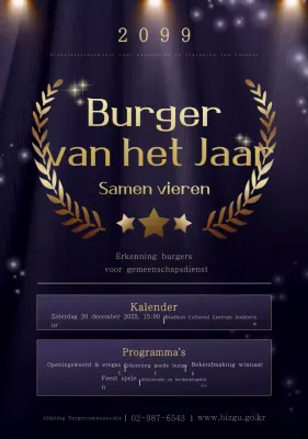 Blue Premium Gratitude Evenementengids