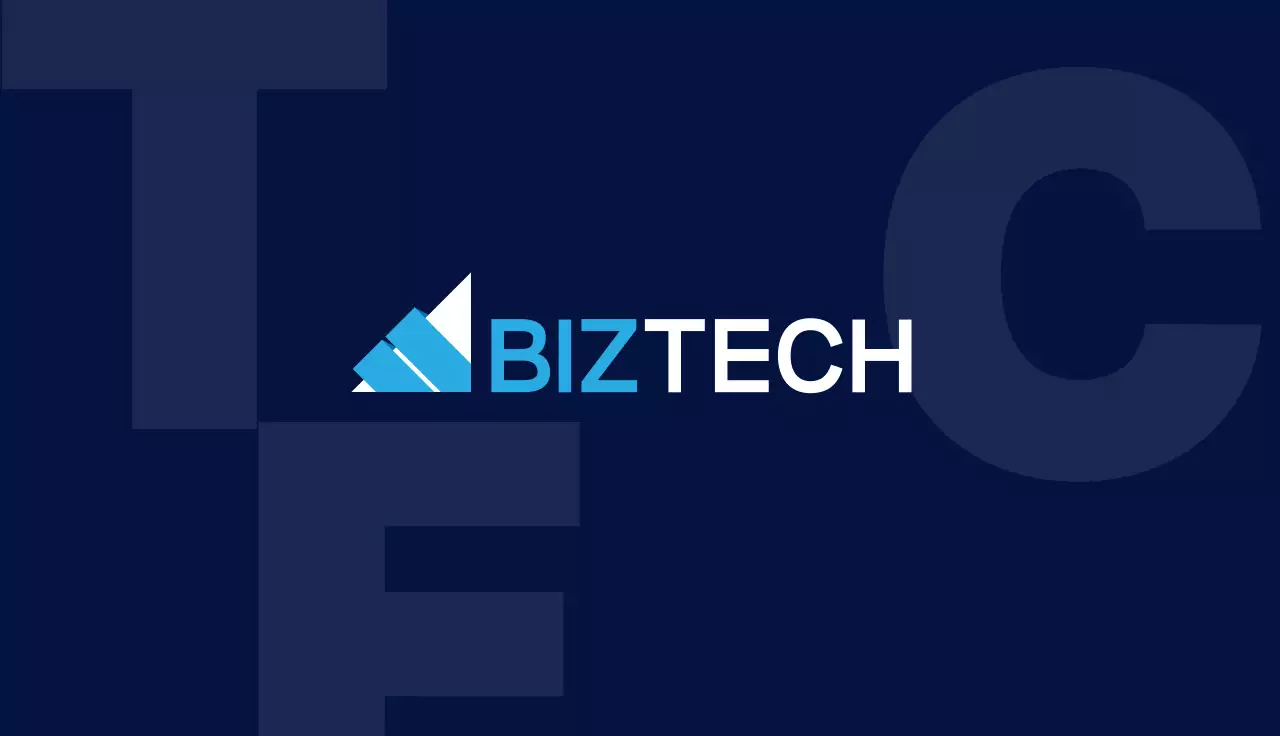 Logo della tecnologia moderna blu navy