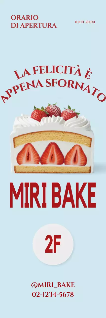 Pubblicità di Sky Blue Simple Bakery