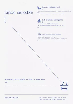 Promozione tessile moderna bianca