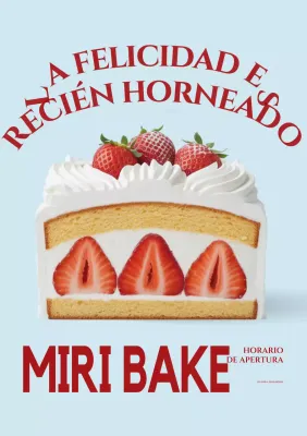 Anuncio de la panadería moderna Sky Blue